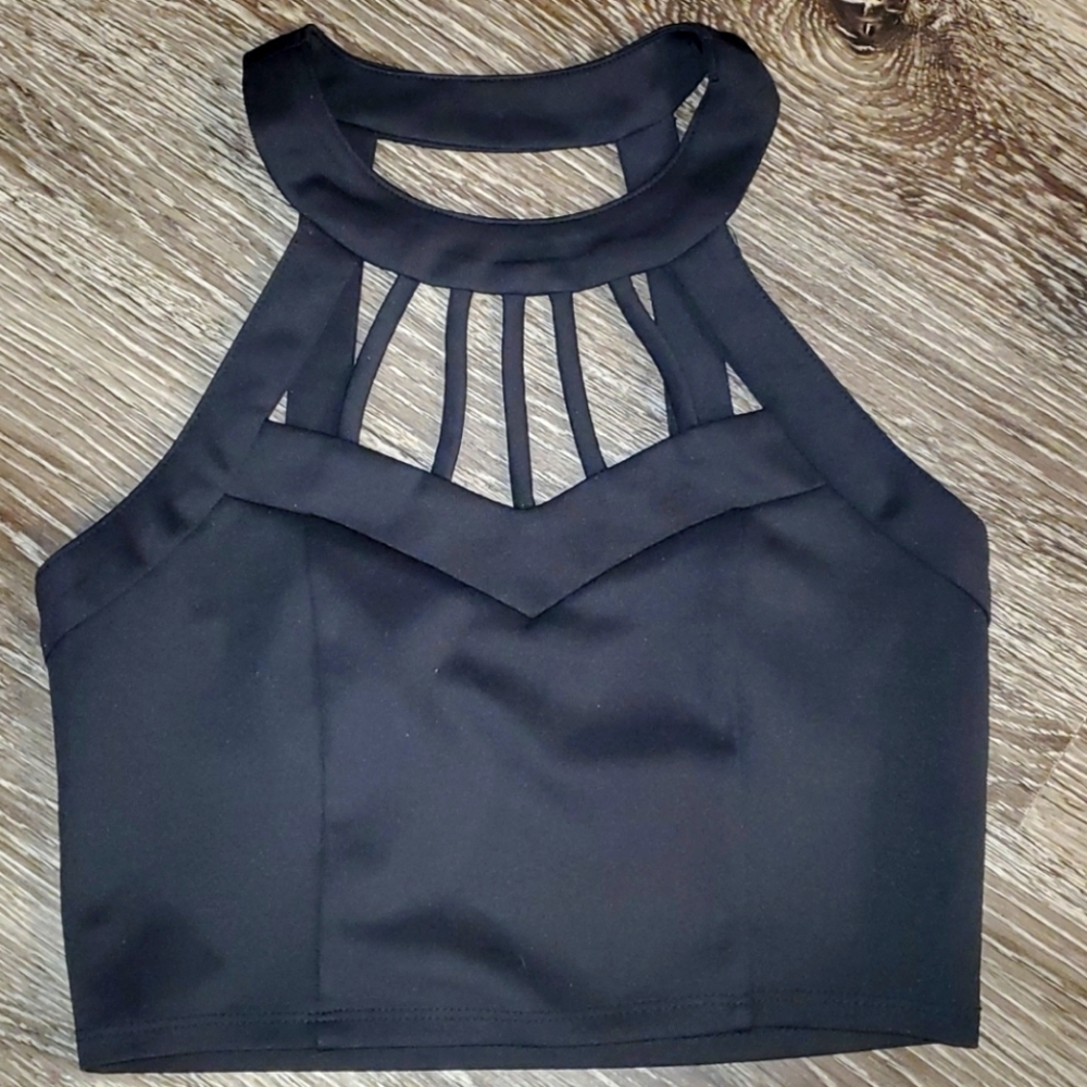 Black Crop Top